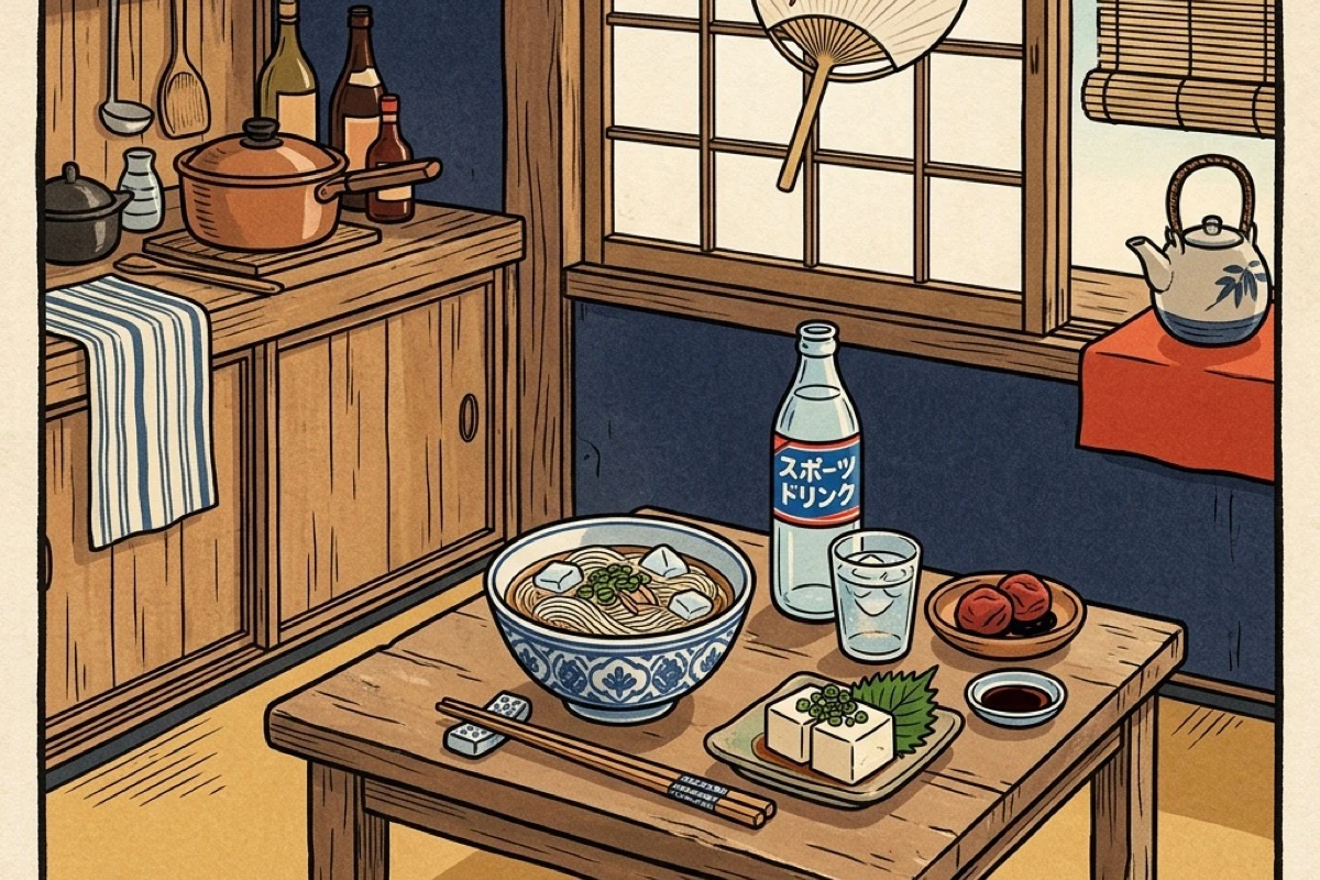 食欲がない夏の一人暮らしの食卓
